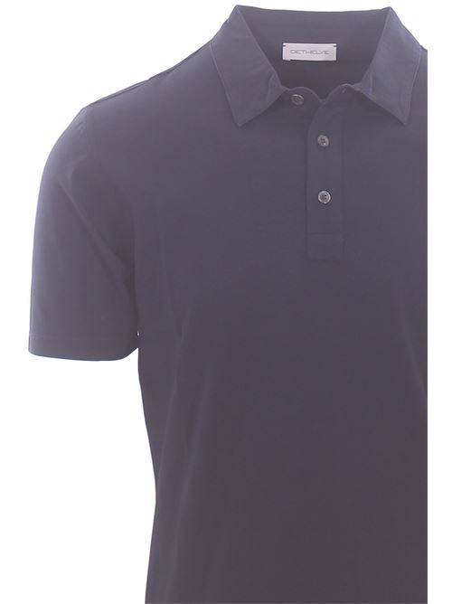 short sleeve polo DETWELVE | ITM-BEAGLEICE CREPEBLU